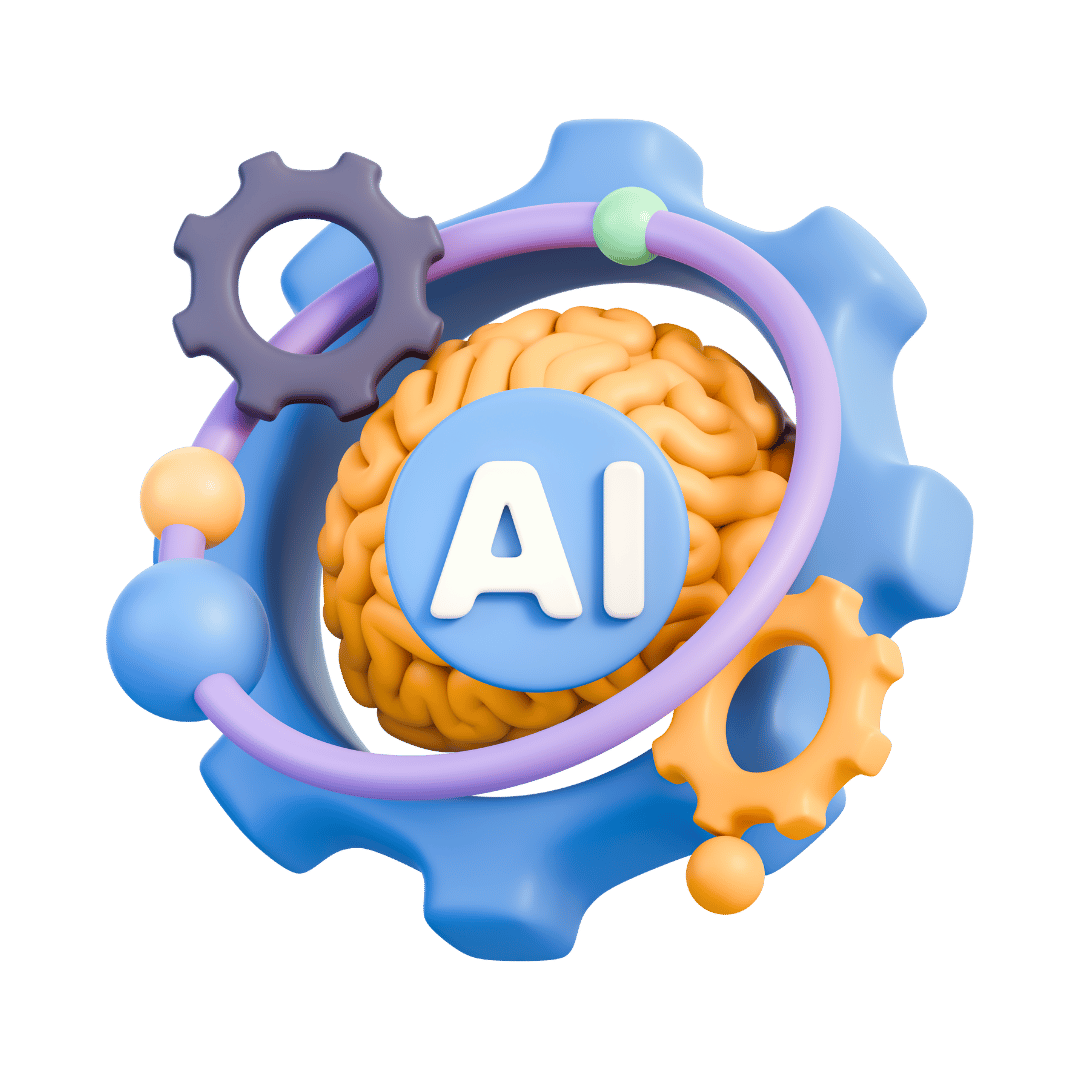 AI and technology abstract illustration