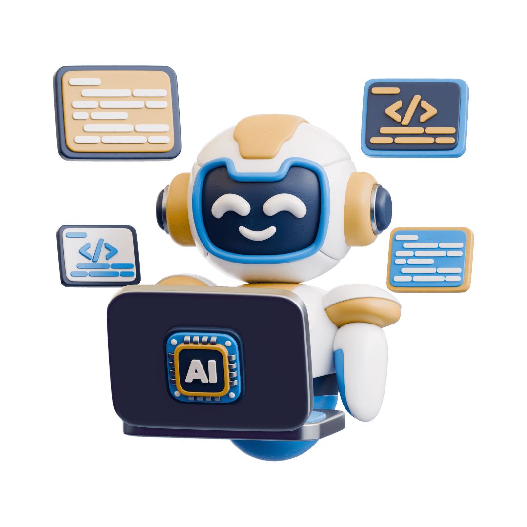 AI and technology abstract illustration