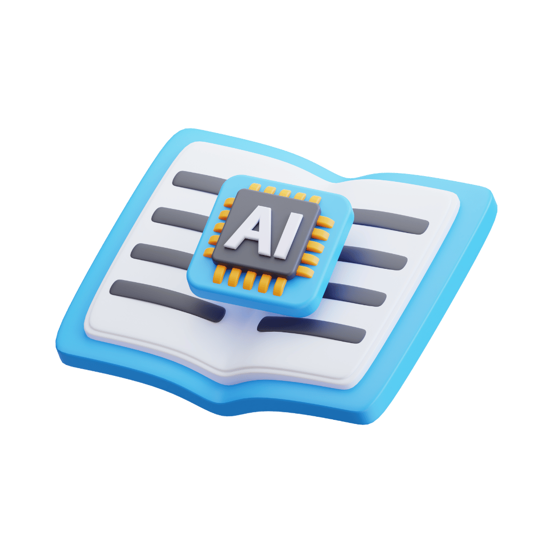 AI and technology abstract illustration