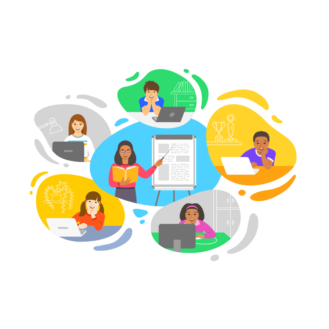 AI and technology abstract illustration